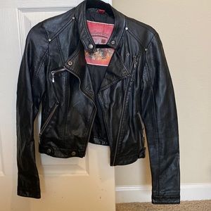 Nordstrom Leather jacket with zipper